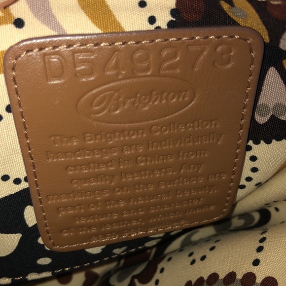 Brighton D549273 Black/Brown Genuine Leather Woven Strap Shoulder/Crossbody Bag - Picture 10 of 10